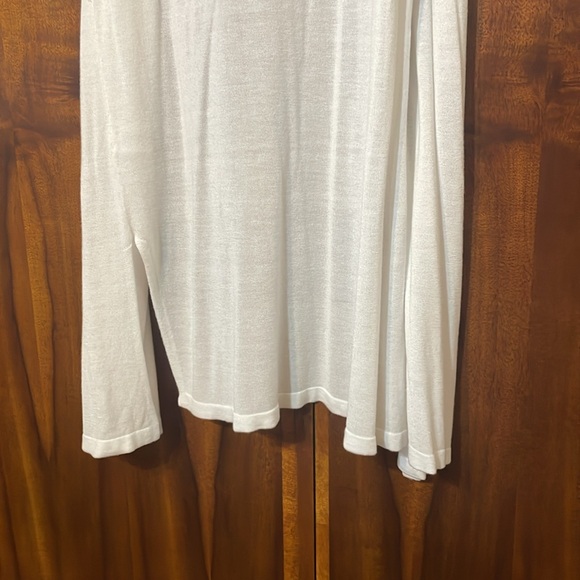Saint Tropez West Women’s cardigan Size Medium sleeveless top has open front - Picture 7 of 9